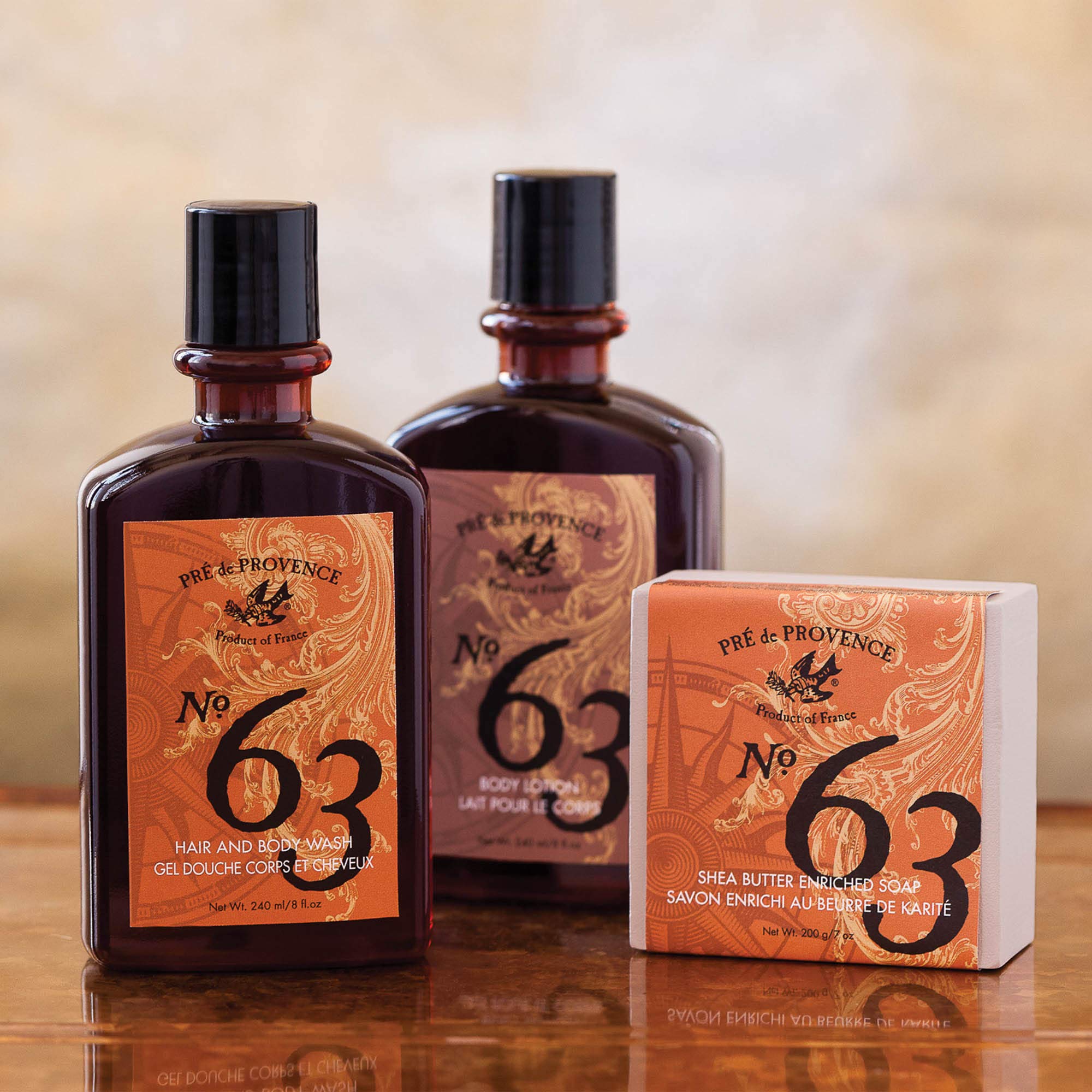 Pre de Provence No.63 Men's Collection, Soap Cube